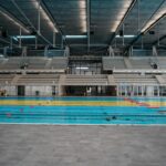 Dopoldanski plavalni trening v Ljubljani – 50-metrski bazen Športnega centra Ilirija